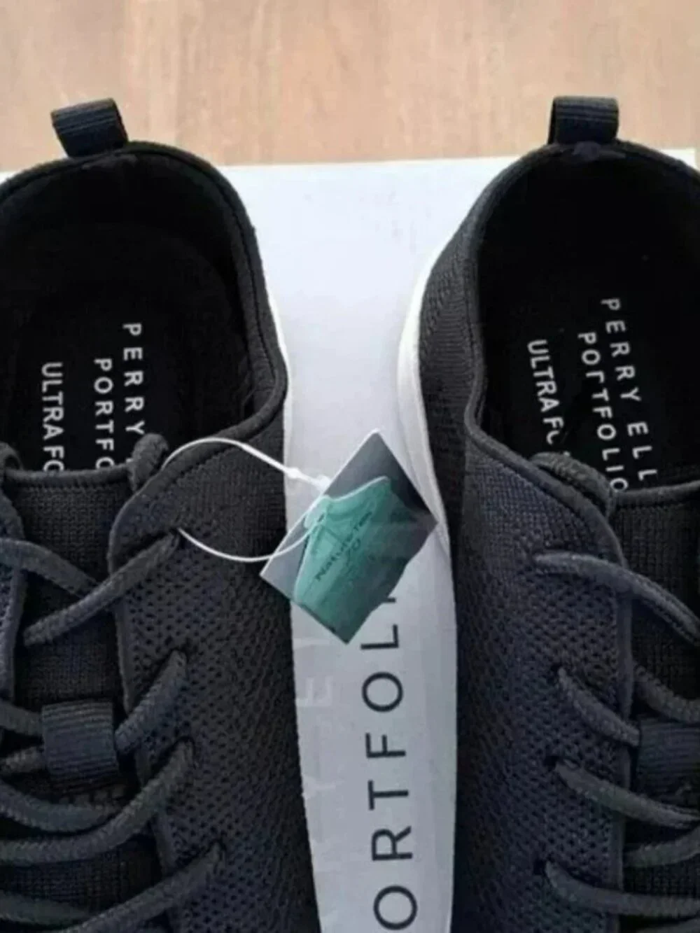 Perry Ellis Tread Sneaker - Color: Black - Size: 8.5